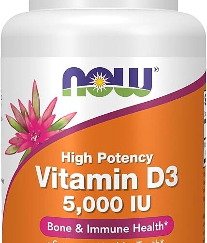 NOW Foods Vitamin D-3 -5000 IU-120 Softgels