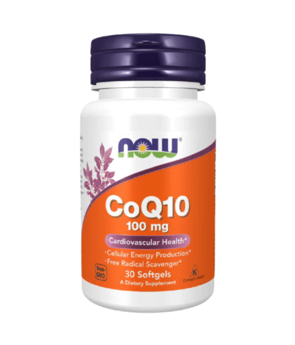 NOW CoQ10 100mg – 30 Veg Caps