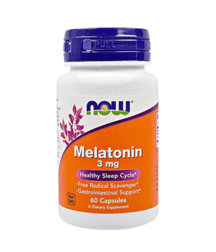 Now Melatonin 3 mg 60Veg Capsules
