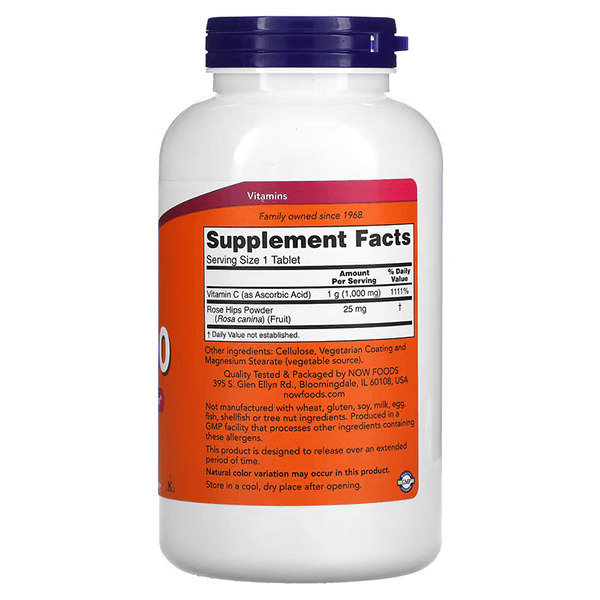 Vitamin C-1000 Sustained Release Tablets supplement facts Vitamin C-1000 Sustained Release Tablets supplement facts