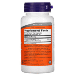 now foods l-carnitine-250mg supplement facts