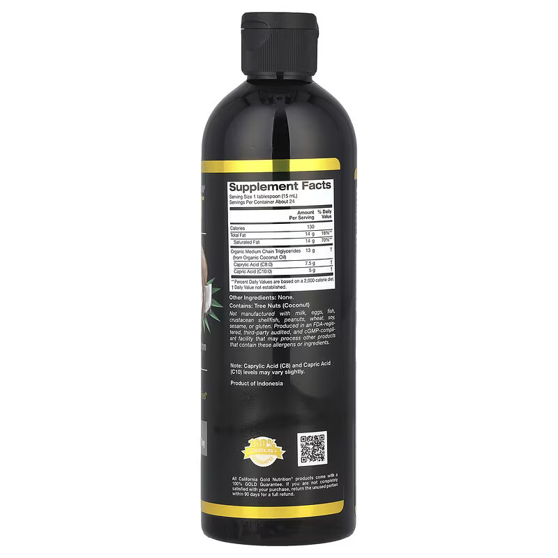 California Gold Nutrition, Sport, Organic MCT Oil California Gold Nutrition, Sport, Organic MCT Oil