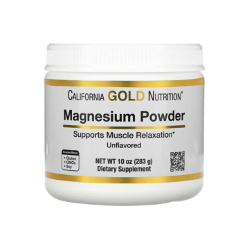California Gold Nutrition Magnesium Powder Beverage Unflavored 10 oz
