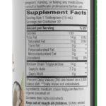 Nature way Organic MCT Oil supplement facts