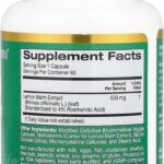 lemon balm california gold supplement facts