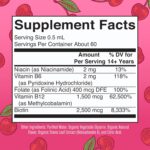mary ruth Vegan B Complex Liquid Drops supplement facts