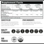 Kids Formula L-Methylfolate 5-MTHF Plus B12 supplement facts