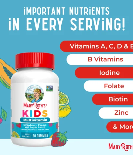 MaryRuth Kids Multivitamin Gummies zinc biotin