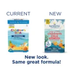 Nordic Naturals Children DHA Gummies Tropical Punch 600 mg new look