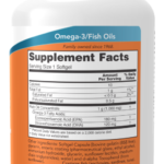 Omega-3, Molecularly Distilled & Enteric Coated 90 Softgels supplement facts