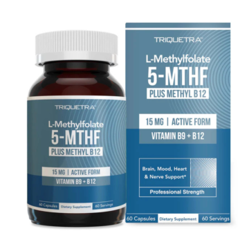Triquetra Health L-Methylfolate 15mg with B9 and B12 60caps