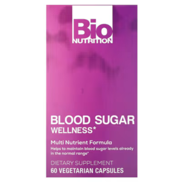 Bio Nutrition, Blood Sugar Wellness, 60 Vegetarian Capsules