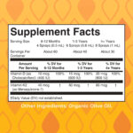 Maryruth Organic D3 K2 Drops 1oz supplement facts
