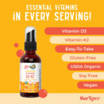 Maryruth Organic D3 K2 Drops 1oz vegan