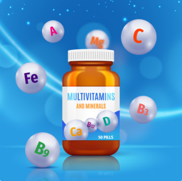 A to Z multivitamins tablets bottle for daily health support