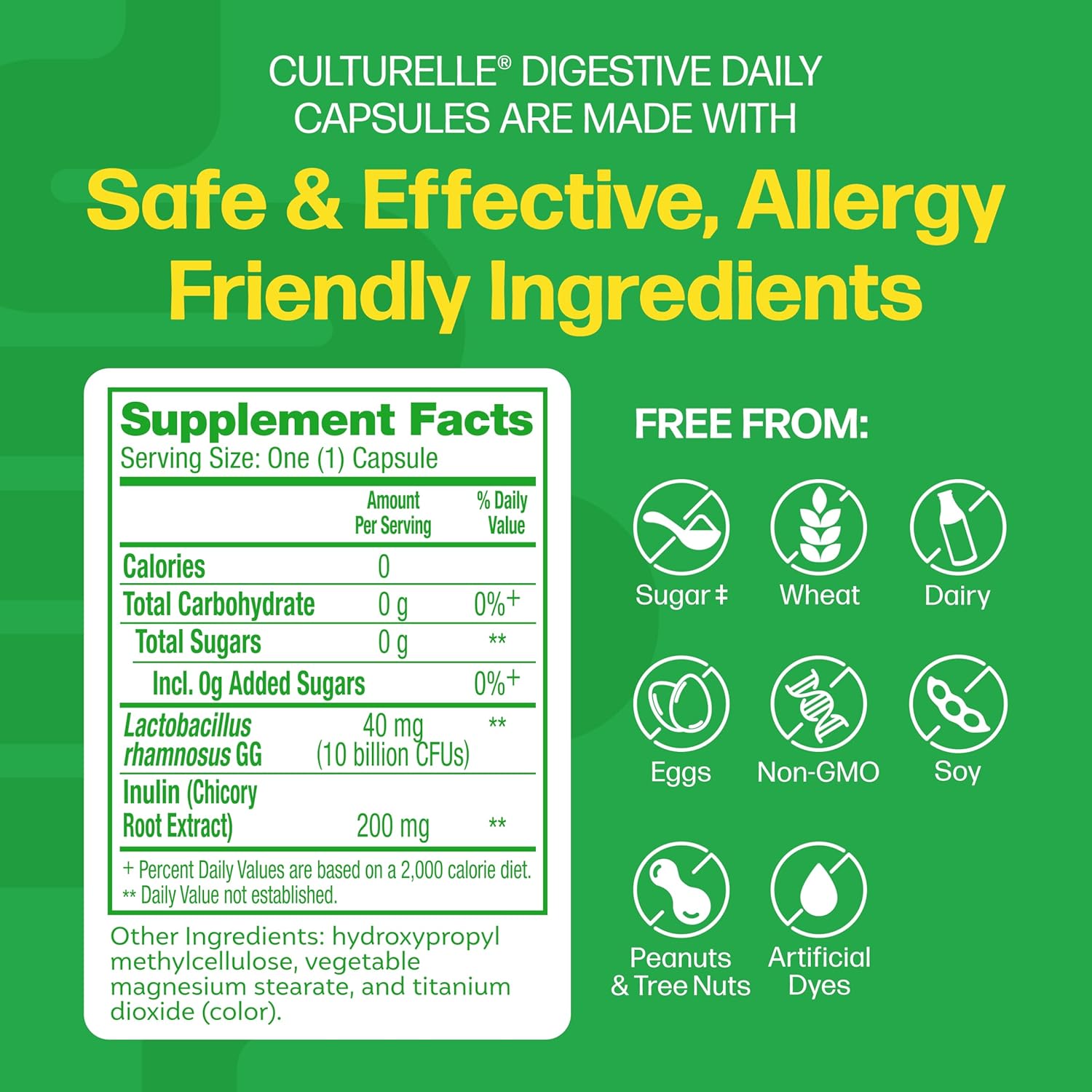 culturelle Daily Probiotic digestive daily facts