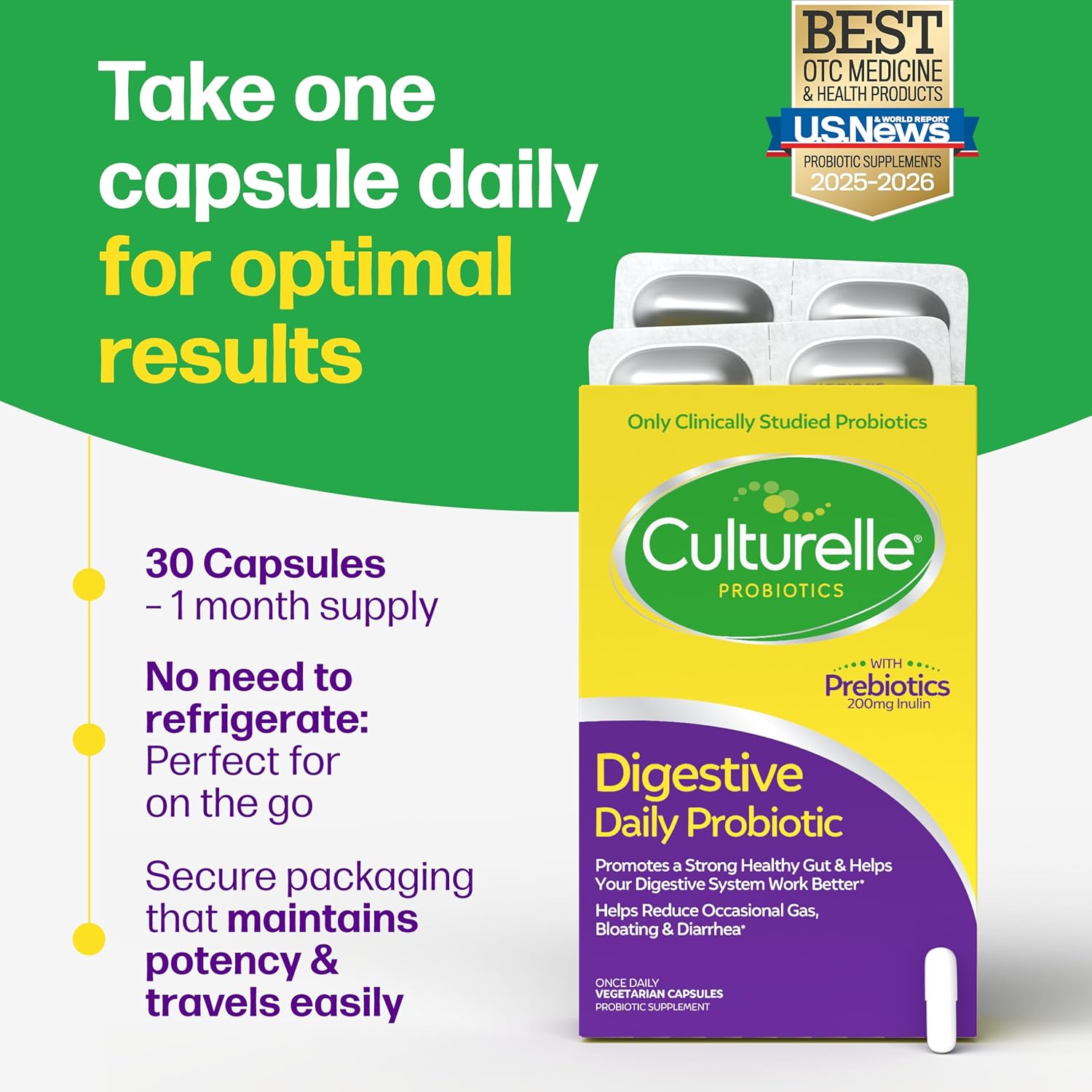 culturelle Daily Probiotic digestive daily how to store