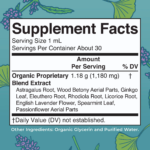 maryruth kids focus and attention 1oz supplement facts
