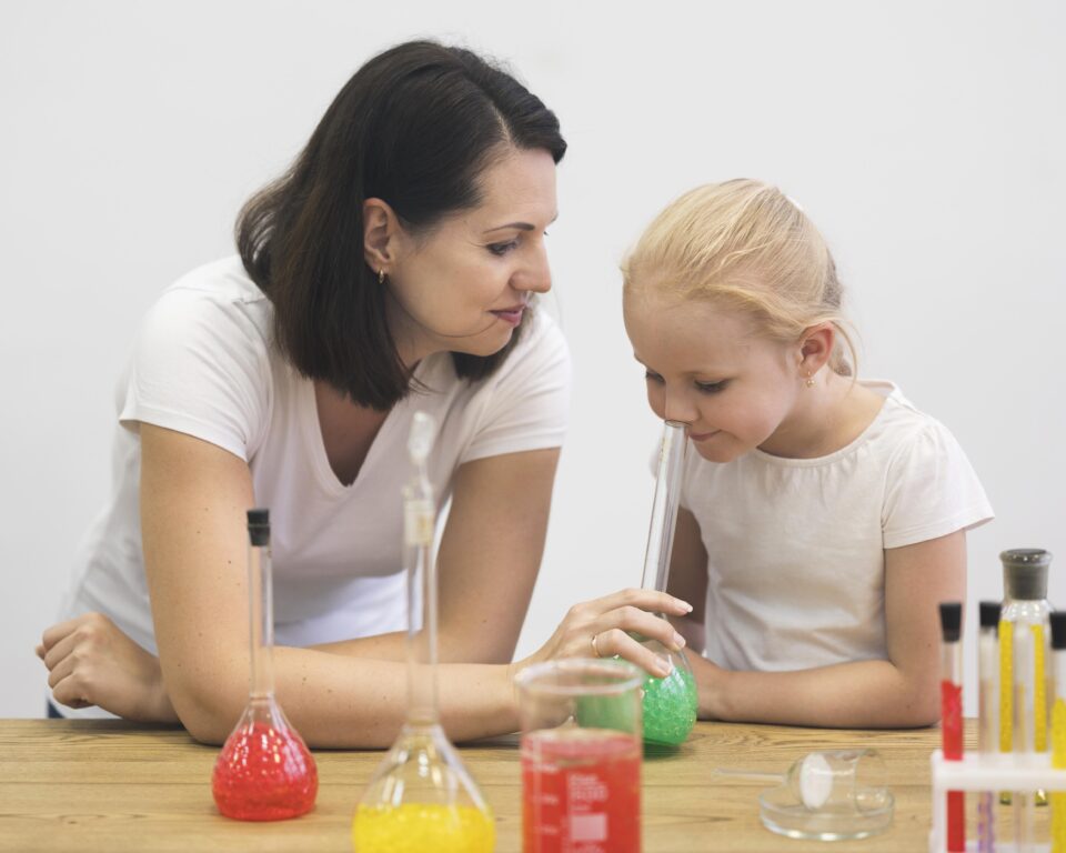 Child with Autism Spectrum Disorder receiving supportive care while discussing leucovorin (folinic acid) treatment with a healthcare professional.