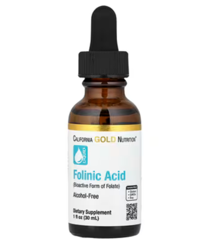 California Gold Nutrition Folinic Acid 1 fl oz