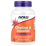 NOW Foods Choline & Inositol 100 Veg Capsules