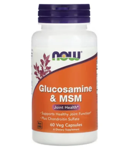 NOW Foods, Glucosamine & MSM, 60 Veg Capsules