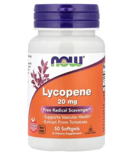 NOW Foods, Lycopene, 20 mg, 50 Softgels